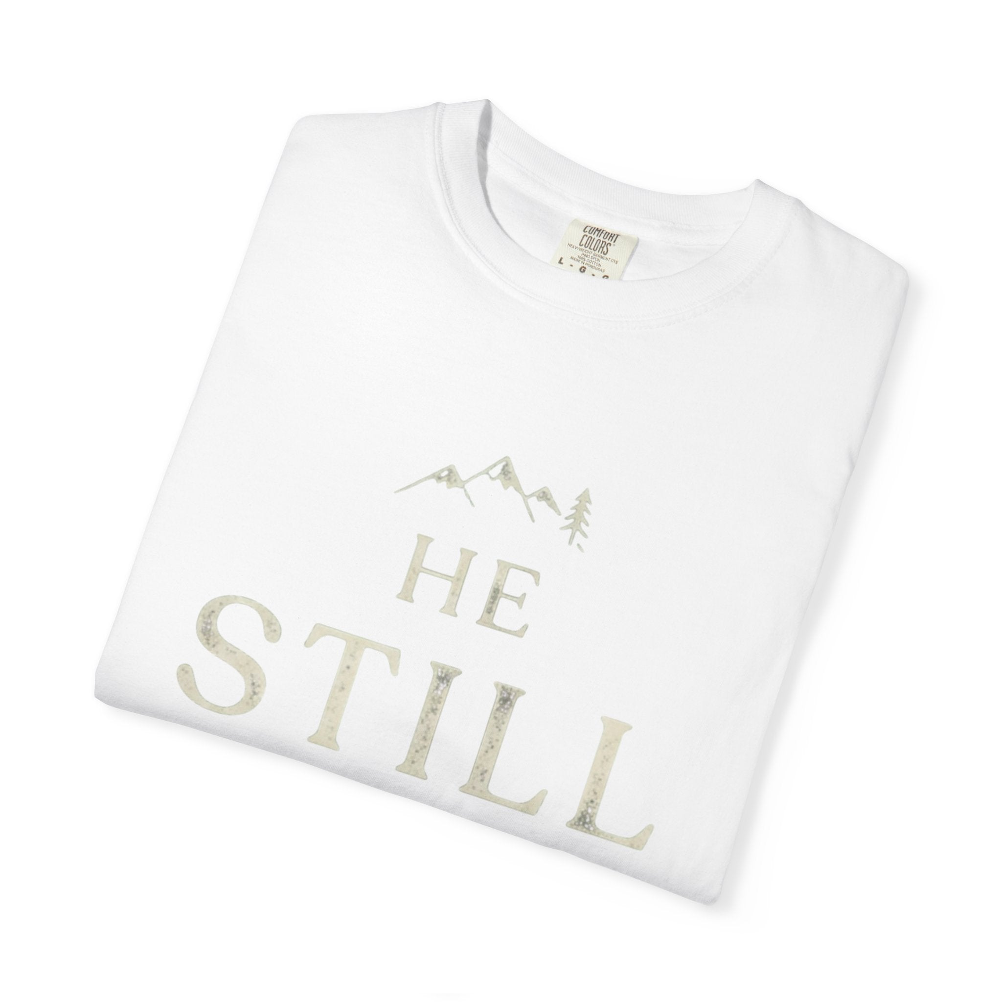 He Still Leads T-Shirt — Inspirational Christian Faith Tee