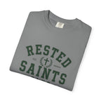 Rested Saints Club T-Shirt — Faith-Based Graphic Tee