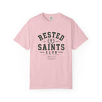 Rested Saints Club T-Shirt — Faith-Based Graphic Tee