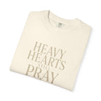 Heavy Hearts Still Pray T-Shirt — Inspirational Christian Tee
