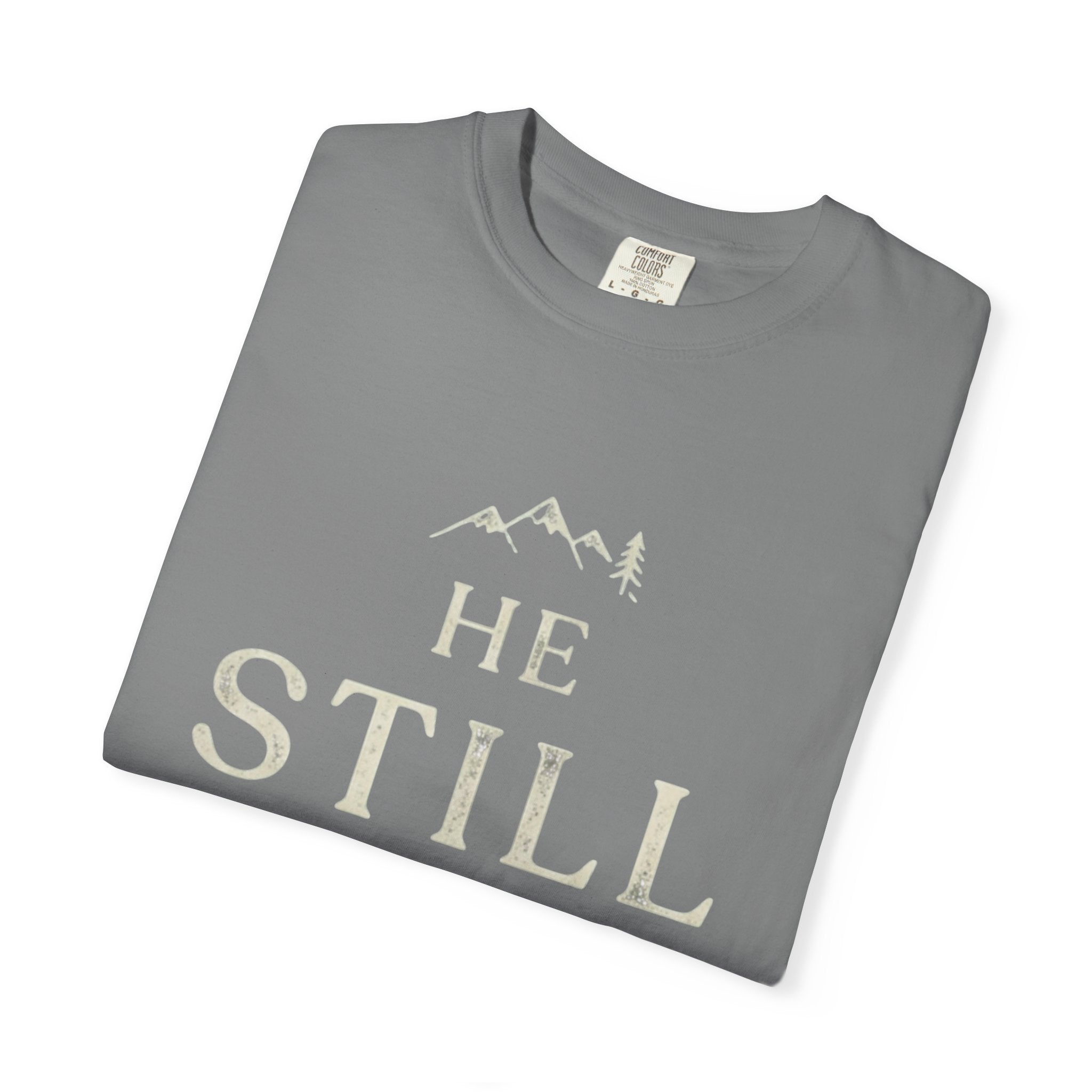 He Still Leads T-Shirt — Inspirational Christian Faith Tee