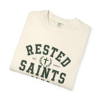 Rested Saints Club T-Shirt — Faith-Based Graphic Tee