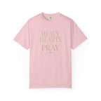 Heavy Hearts Still Pray T-Shirt — Inspirational Christian Tee