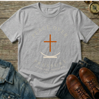Peace Over Pressure T-Shirt — Minimal Christian Cross Faith Tee