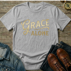 Grace Alone T‑Shirt — Inspirational Faith Graphic Tee