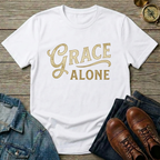 Grace Alone T‑Shirt — Inspirational Faith Graphic Tee