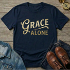 Grace Alone T‑Shirt — Inspirational Faith Graphic Tee