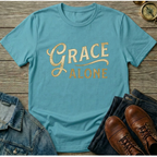 Grace Alone T‑Shirt — Inspirational Faith Graphic Tee