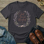 Peace Over Pressure T-Shirt — Christian Faith Compass Graphic