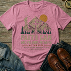 Faith Can Move Mountains T-Shirt — Christian Mountain Hiking Design