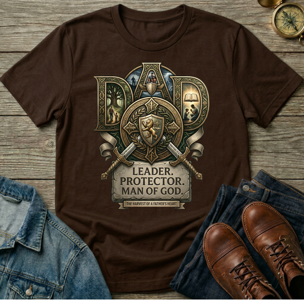 Dad Shield Emblem T-Shirt