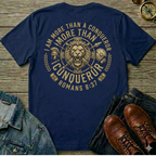 I Am More Than A Conqueror T-Shirt - Back Side Print