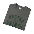 Rested Saints Club T-Shirt — Faith-Based Graphic Tee