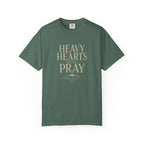 Heavy Hearts Still Pray T-Shirt — Inspirational Christian Tee