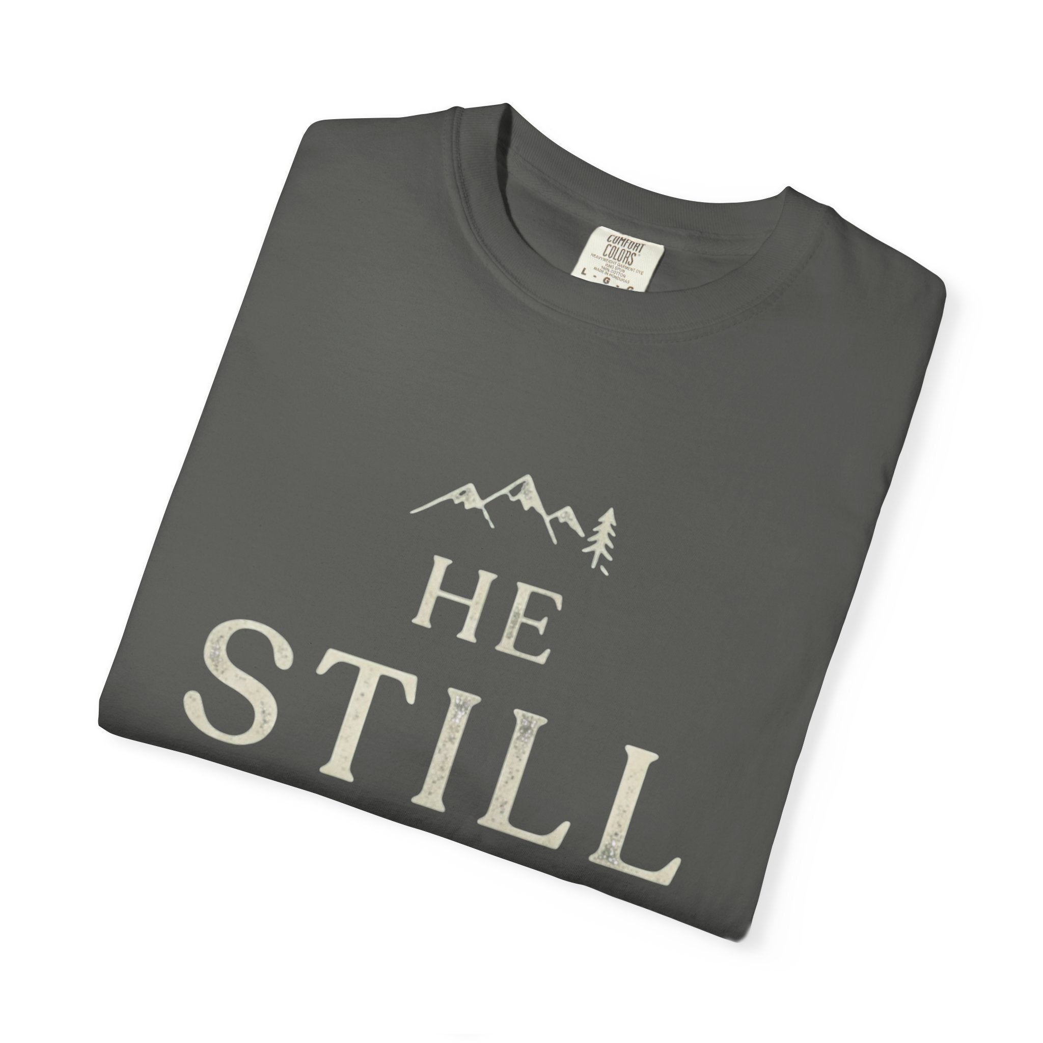 He Still Leads T-Shirt — Inspirational Christian Faith Tee