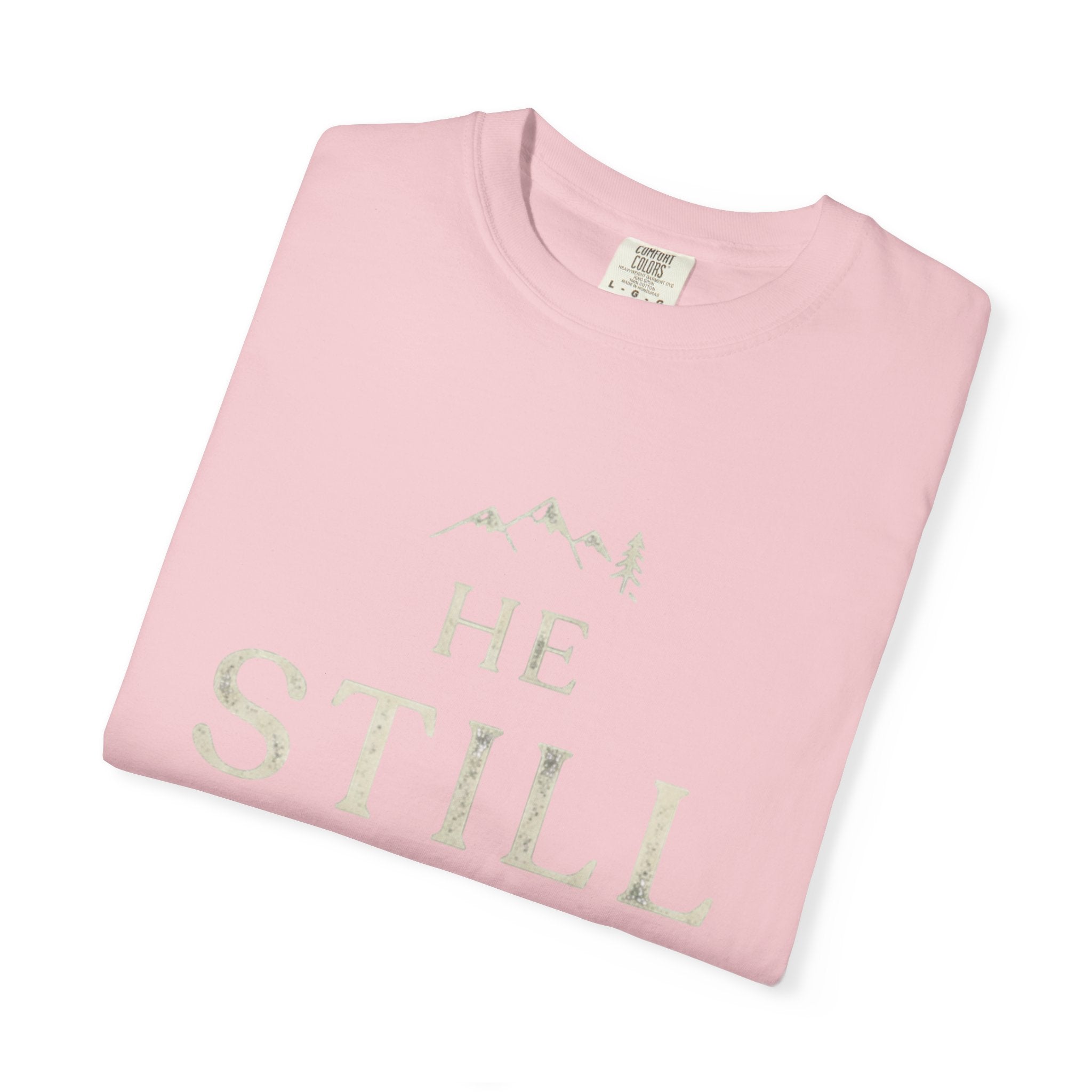 He Still Leads T-Shirt — Inspirational Christian Faith Tee
