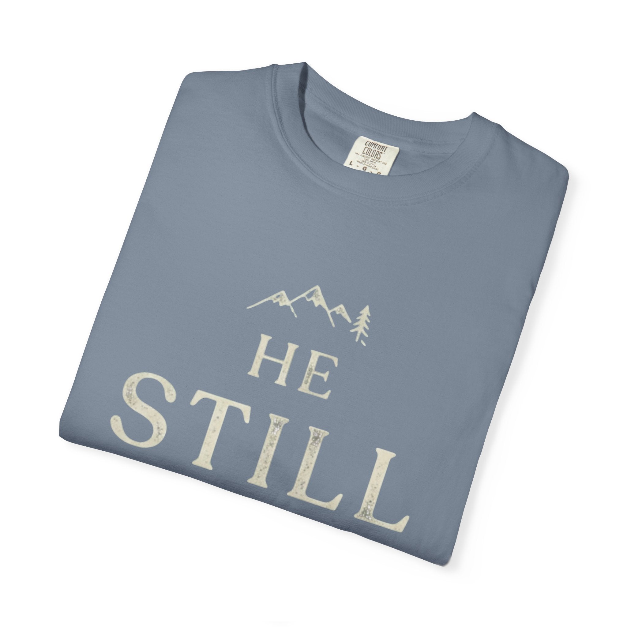 He Still Leads T-Shirt — Inspirational Christian Faith Tee