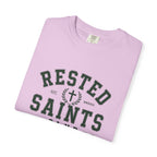 Rested Saints Club T-Shirt — Faith-Based Graphic Tee