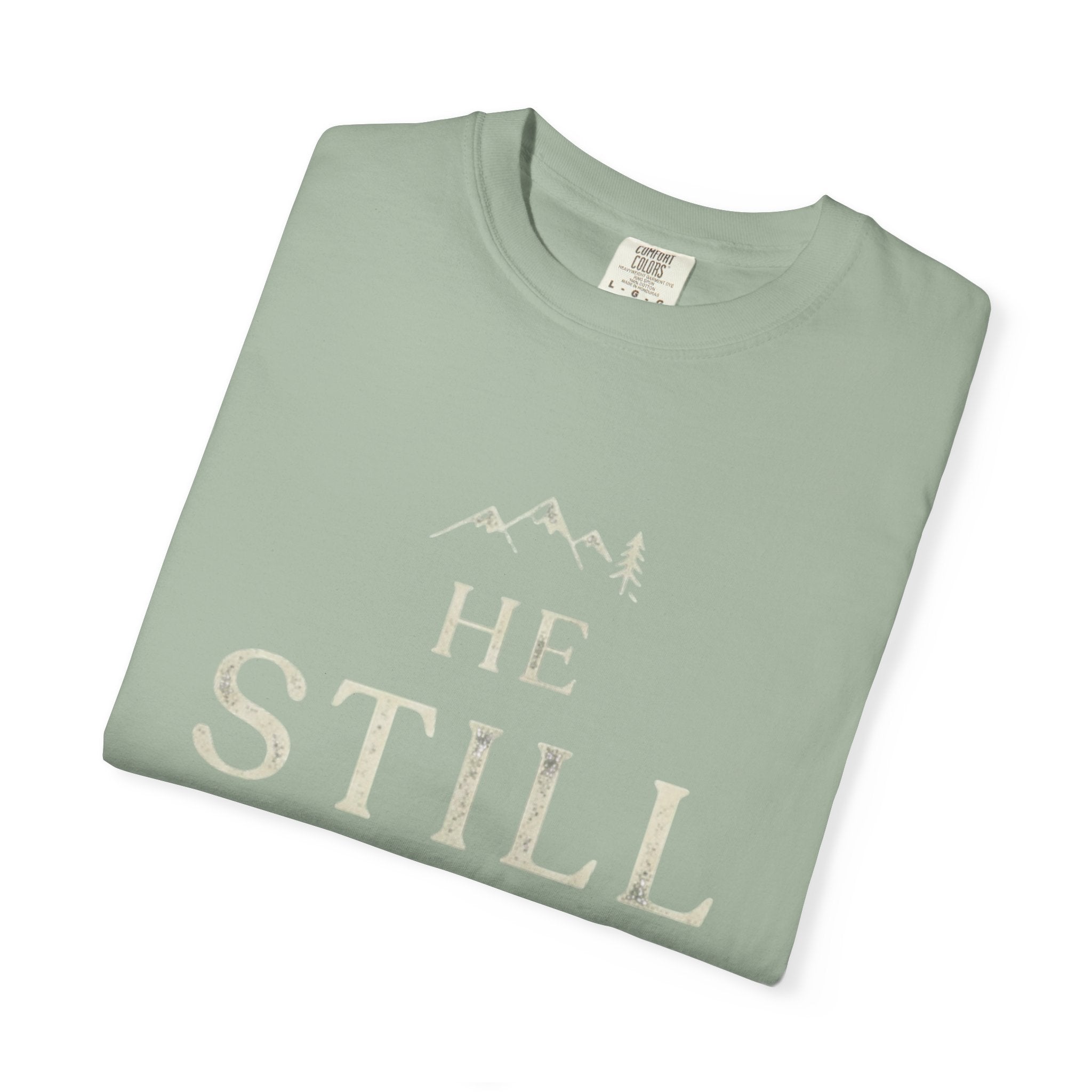 He Still Leads T-Shirt — Inspirational Christian Faith Tee