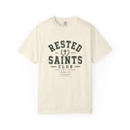 Rested Saints Club T-Shirt — Faith-Based Graphic Tee